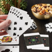 Achtergrond van draaitromen speelkaarten (Insitu)