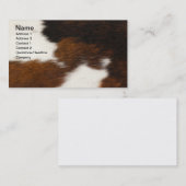 Achtergrond van drijfmest visitekaartje (Voorkant / Achterkant)