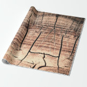 achtergrond van een houten pomp, ouderdom, veroude cadeaupapier (Uitgerold)