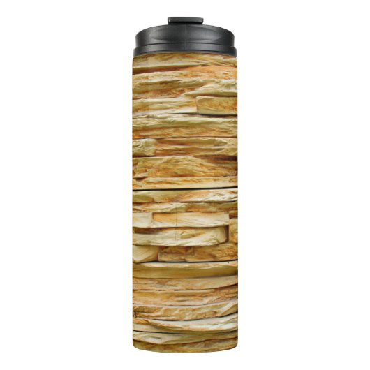 achtergrond van een natuurlijke aartsabstracte arc thermosbeker (Voorkant)