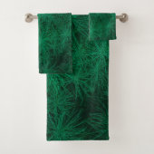 Achtergrond van Elegant Green Fern | Handdoekset Bad Handdoek (Insitu)