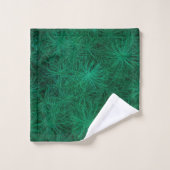 Achtergrond van Elegant Green Fern | Handdoekset Bad Handdoek (Wasdoekje)