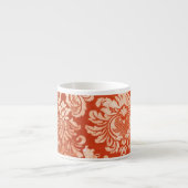 Achtergrond van Floral  behang Espresso Kop (Voorkant)