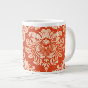 Achtergrond van Floral  behang Grote Koffiekop