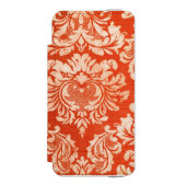 Achtergrond van Floral  behang Incipio iPhone Portemonnee Hoesje (Voorkant Agenda)