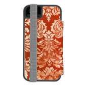 Achtergrond van Floral behang Incipio iPhone Portemonnee Hoesje (Agenda Achterkant)