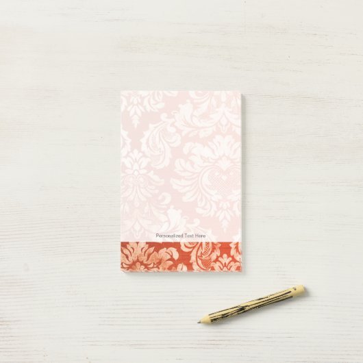 Achtergrond van Floral  behang Post-it® Notes (Op bureau)