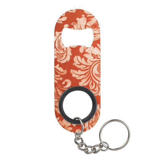 Achtergrond van Floral  behang Sleutelhanger Flessenopener (Achterkant)