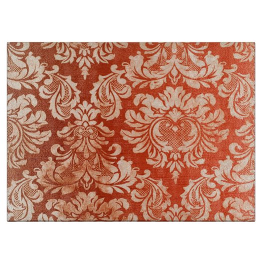 Achtergrond van Floral  behang Snijplank (Voorkant)