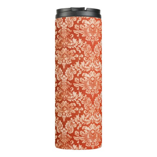 Achtergrond van Floral behang Thermosbeker (Achterkant)