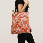 Achtergrond van Floral  behang Tote Bag (Dichtbij)