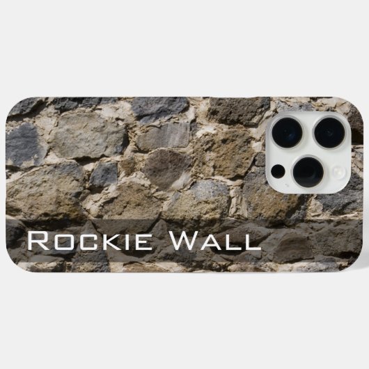 Achtergrond van foto's op rockwand Case-Mate iPhone case (Achterkant (horizontaal))