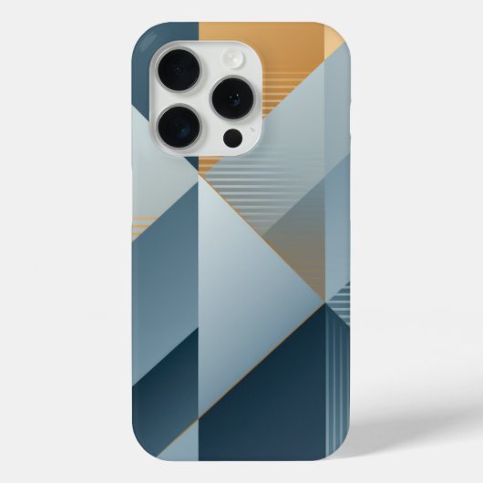 Achtergrond van geometrische vormen in grijs Case-Mate iPhone case (Achterkant)