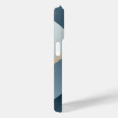 Achtergrond van geometrische vormen in grijs Case-Mate iPhone case (Achterkant / Rechts)