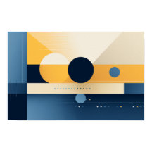 Achtergrond van geometrische vormen Poster