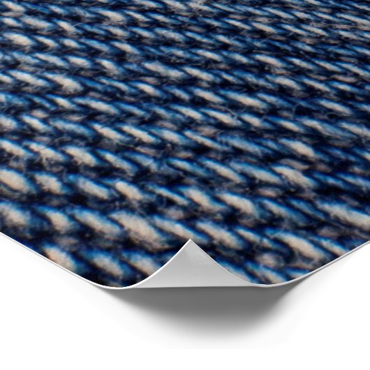 Achtergrond van gescheurde jeans texturen. poster (Hoek)