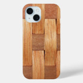 Achtergrond van geweven mandje Case-Mate iPhone case (Achterkant)