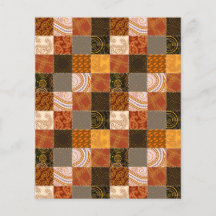 Achtergrond van herfst patchwork