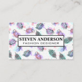 Achtergrond van het Beatherpatroon Visitekaartje (Voorkant)