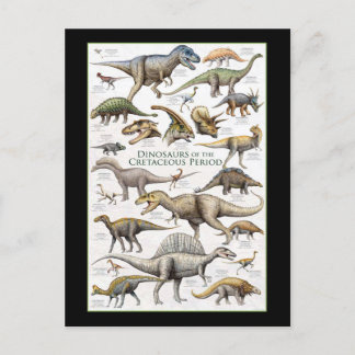 Achtergrond van het diagram Dinosaur  Briefkaart