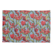 Achtergrond van het Gletsjermeer met rode Tulps Pi Kussensloop (Achterkant)