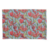 Achtergrond van het Gletsjermeer met rode Tulps Pi Kussensloop (Voorkant)