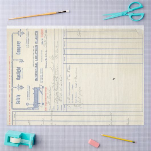 Achtergrond van het journaal: ontlepagina tissuepapier (Craft)