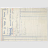 Achtergrond van het journaal: ontlepagina tissuepapier (Voorkant)