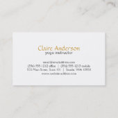 Achtergrond van het karton voor medailles (goud) visitekaartje (Achterkant)