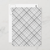 ACHTERGROND VAN HET PATROON VAN 056 PLAID DE WITTE BRIEFKAART (Voorkant / Achterkant)