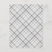ACHTERGROND VAN HET PATROON VAN 056 PLAID DE WITTE BRIEFKAART (Voorkant)