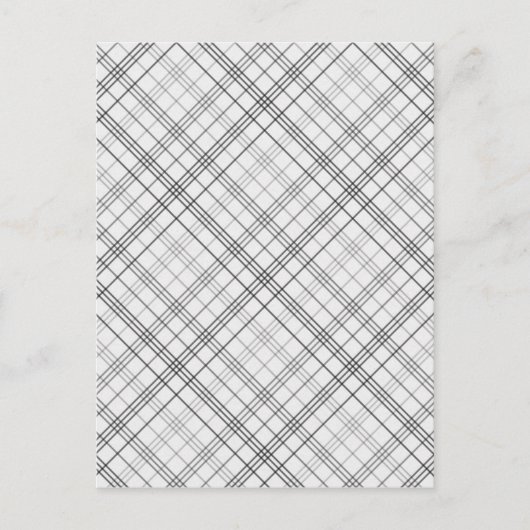 ACHTERGROND VAN HET PATROON VAN 056 PLAID DE WITTE BRIEFKAART (Voorkant)