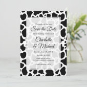 Achtergrond van het Patroon van de koe sparen de A (Staand voorkant)