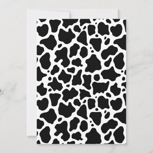 Achtergrond van het Patroon van de koe sparen de A (Achterkant)