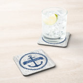 Achtergrond van het schip met de rand van een anke bier onderzetter (Rechterzijde)