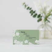 achtergrond van het visitekaartje van druiven (Staand voorkant)