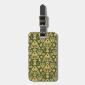 Achtergrond van het windvotpatroon van de houten f bagagelabel (Voorkant verticaal)