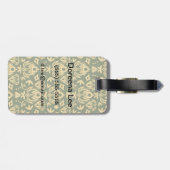 Achtergrond van het windvotpatroon van de houten f bagagelabel (Achterkant horizontaal)