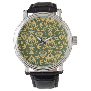 Achtergrond van het windvotpatroon van de houten f horloge