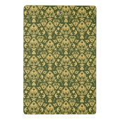 Achtergrond van het windvotpatroon van de houten f mini klembord (Achterkant)