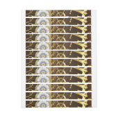 Achtergrond van hout met mechanische zeepaardjes (Vel)