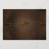 Achtergrond van hout met mechanische zeepaardjes advieskaart (Achterkant)