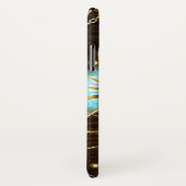 Achtergrond van hout met mechanische zeepaardjes Case-Mate iPhone case (Achterkant / rechts)