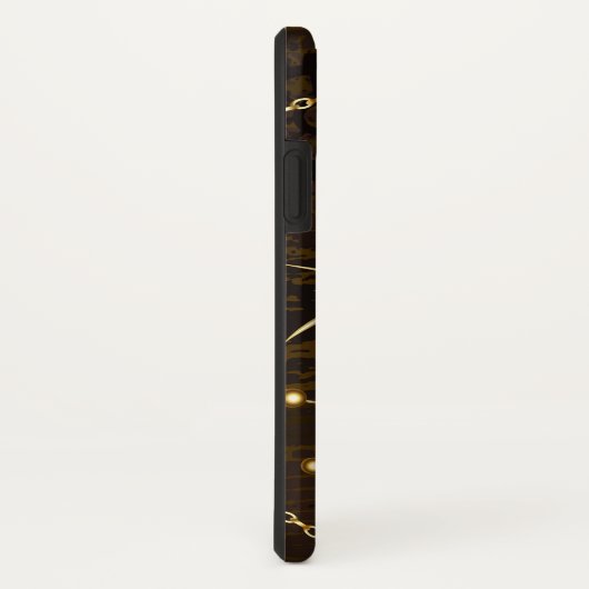 Achtergrond van hout met mechanische zeepaardjes Case-Mate iPhone case (Achterkant / rechts)