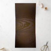 Achtergrond van hout met mechanische zeepaardjes drieluik aankondiging (Binnen)