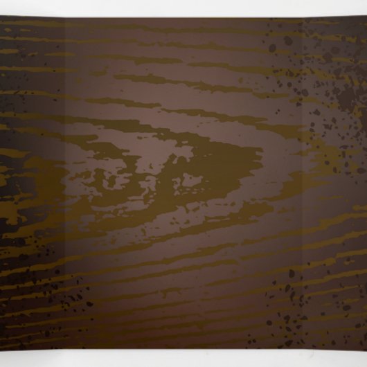 Achtergrond van hout met mechanische zeepaardjes drieluik uitnodiging (Binnenkant midden)