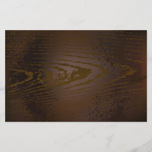 Achtergrond van hout met mechanische zeepaardjes flyer (Achterkant)