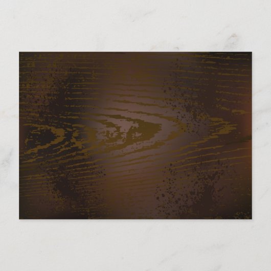 Achtergrond van hout met mechanische zeepaardjes informatiekaartje (Achterkant)