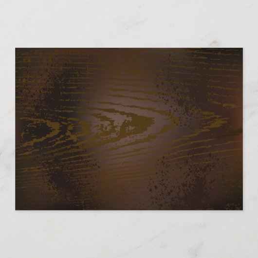 Achtergrond van hout met mechanische zeepaardjes menu (Achterkant)