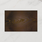 Achtergrond van hout met mechanische zeepaardjes visitekaartje (Achterkant)